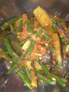 Foto resep Balado terong kacang panjang