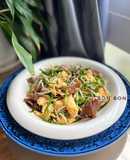 Trứng Xào Giá Hẹ Nấm Mèo