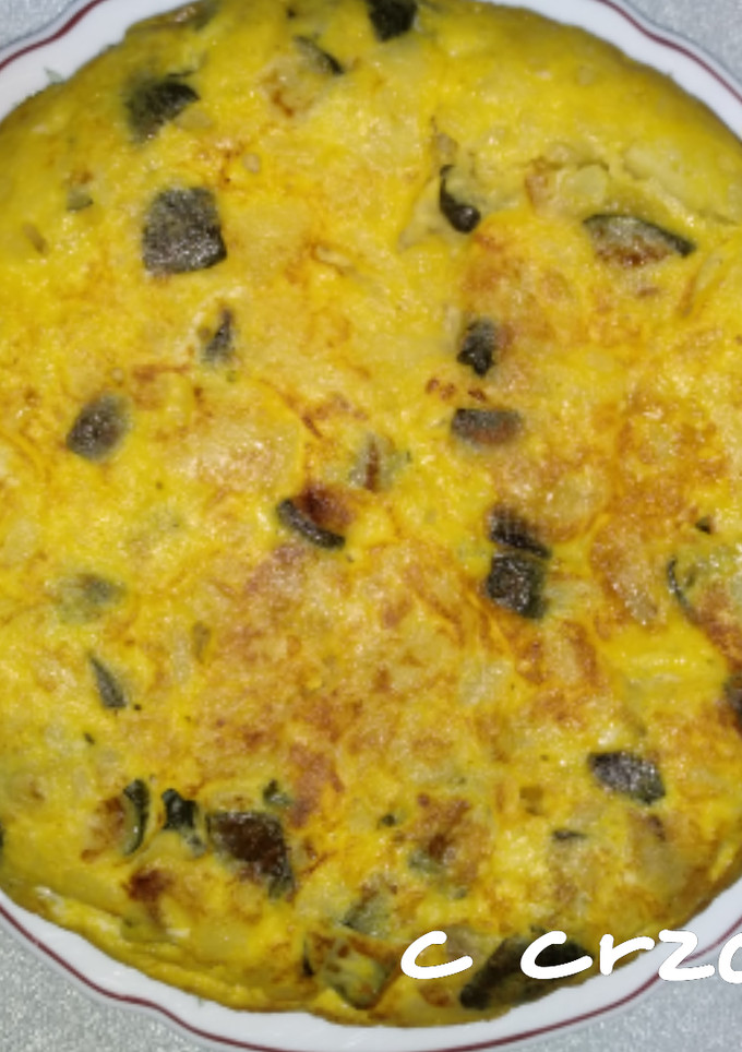 Una foto de Tortilla de calabacín