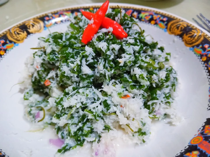 Langkah Gampang Membikin Resep  SEAWEED+COCONUT SALAD SIMPLE yang Bikin Ngiler, Lezat