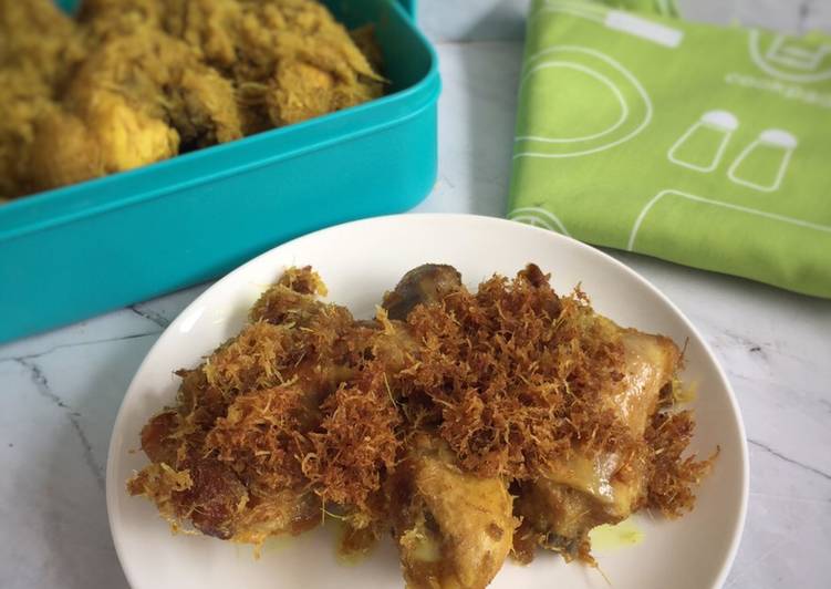 Bagaimana Membuat Ayam Goreng Bumbu kelapa, Enak Banget