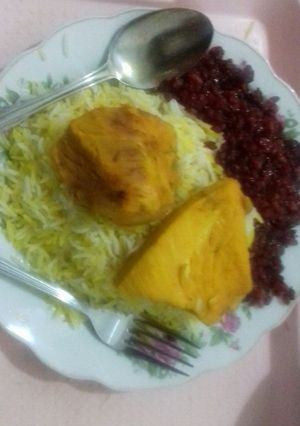 عکسی از دستور مرغ خوشمزه😋👌