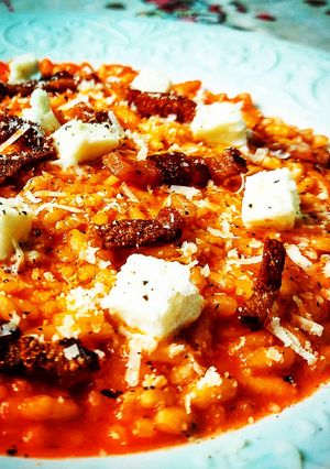 Foto di Risotto all'amatriciana