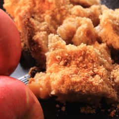 A picture of Apple Crumble with Oats.