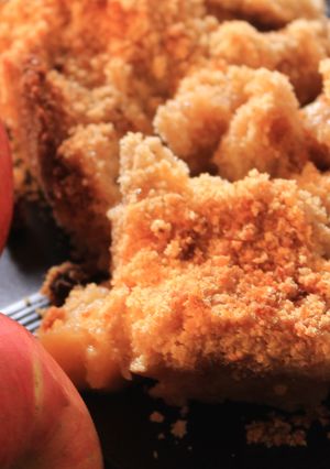 A picture of Apple Crumble with Oats.