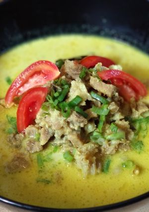 Foto resep Soto kuning bogor #pekaninspirasi_cookpad