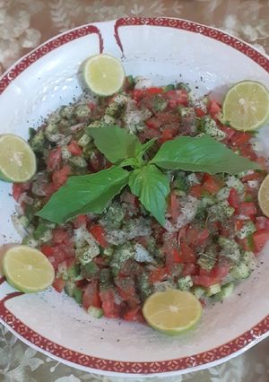 عکسی از دستور سالاد شیرازی 😋