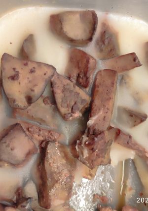Zsírban sült pulykamáj recept fotója