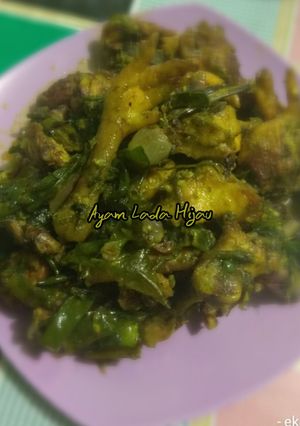 Foto resep Ayam Lada Hijau