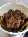 Rendang kering (santan kara + bumbu halus)
