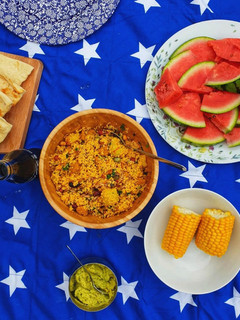 A picture of Summer Soy chunk nutty couscous.