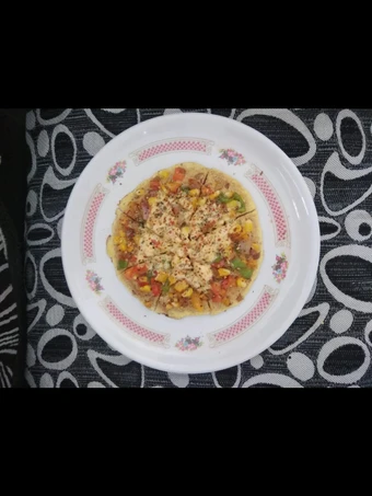 Recipe Brown Bread Omlet pizza the Delicious Can spoil the tongue