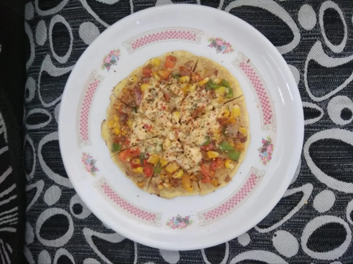 Easy Way Prepare Brown Bread Omlet pizza the So Delicious Perfect