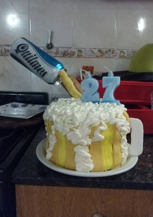 Una foto de Torta cervecera