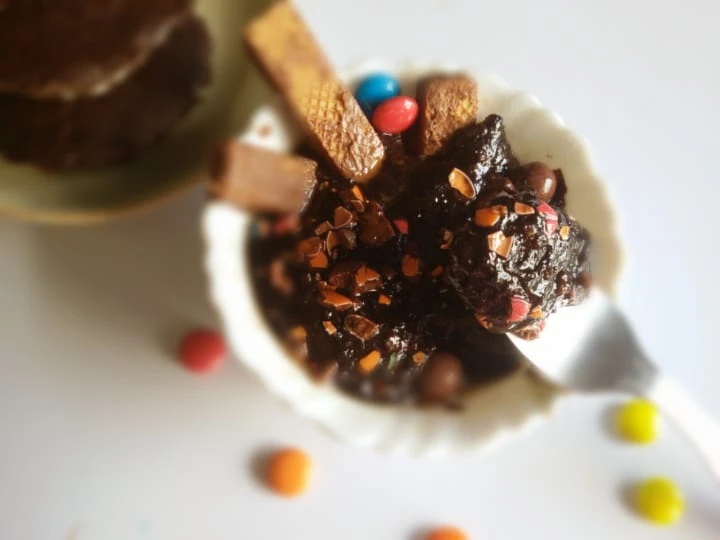 Recipe Creamy dark chocolate caramel pudding the  Makes Drooling Can spoil the tongue