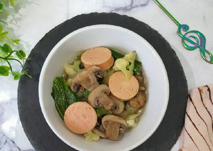 Cara Memasak Resep Sup Jamur Champignon (Kancing)