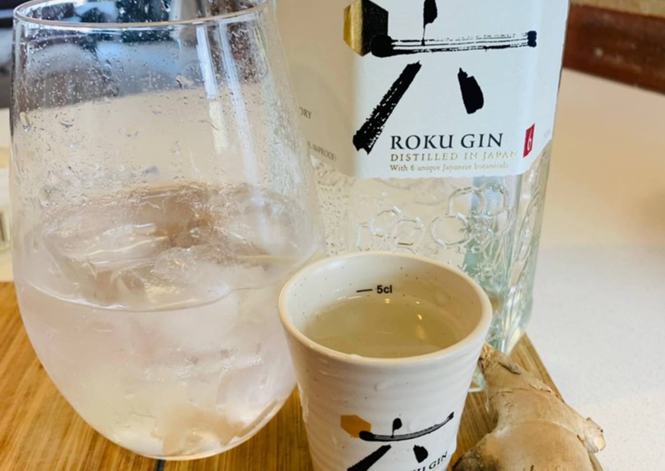 Japanese Gin Tonic With Ginger