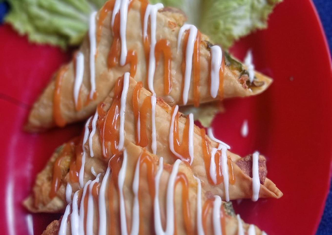 Tahu lipat pangsit