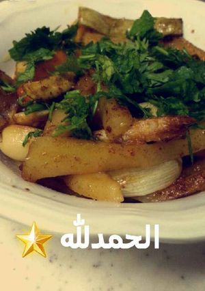 صورة لوصفة خضار بالفرن بزيت الزيتون