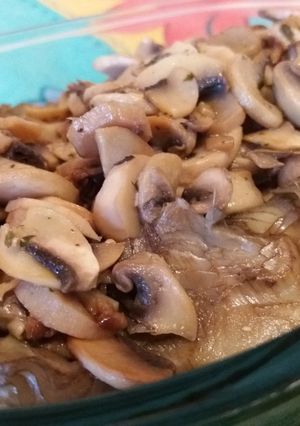 Foto principal de Alcachofas con champiñones🍄