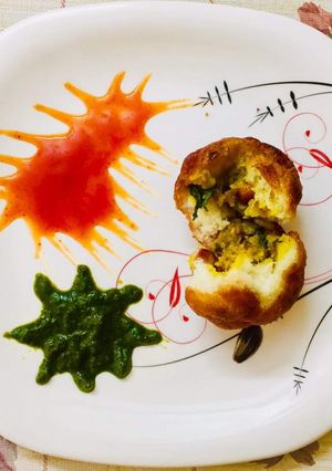 A picture of Bread roll recipe.