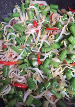 Foto resep Tumis buncis dan toge sederhana