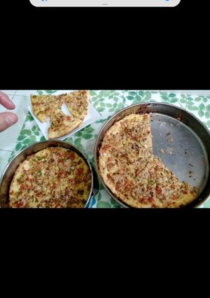 صورة لوصفة بيتزا تركية جديدة ولذيدة بطريقتي السهلة