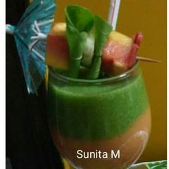 SPINACH PAPAYA smoothie A picture of SPINACH PAPAYA smoothie.