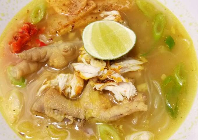 Soto ayam ceker