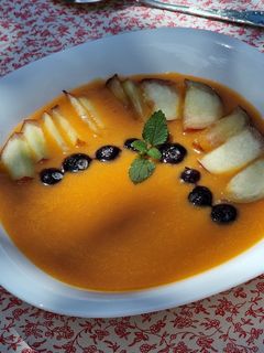 Sárgabarack- krémleves (vegán) recept fotója