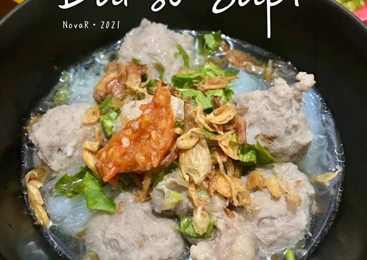 Resep Unik 72. Bakso Sapi Anti Gagal Sedap