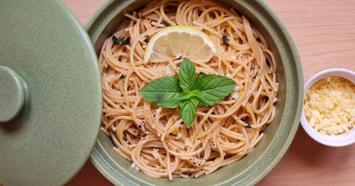 Spaghetti integral al pesto Receta de cristinarecetas- Cookpad