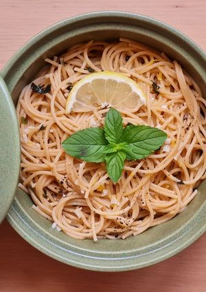 Una foto de Spaghetti al limón 🍋 🍝