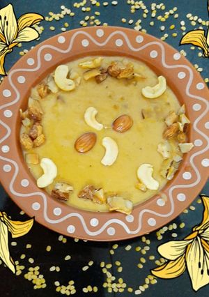 A picture of Moong Dal Payasam.