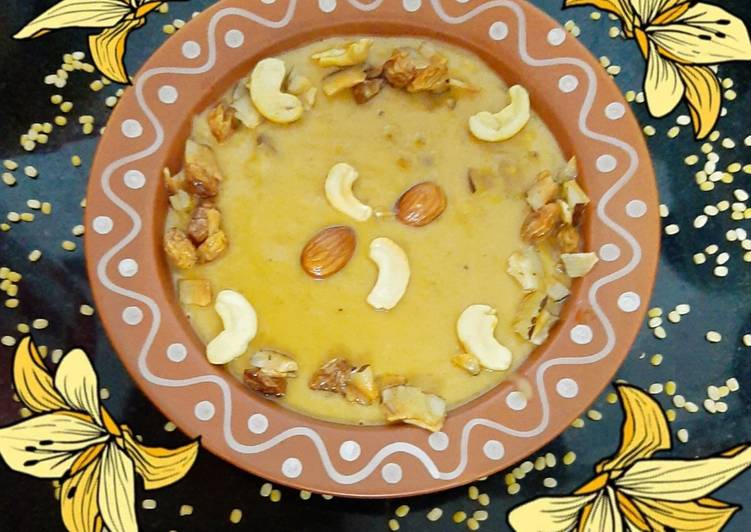 Easiest Way to Prepare Ultimate Moong Dal Payasam
