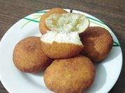 Una foto de arepa de yuca