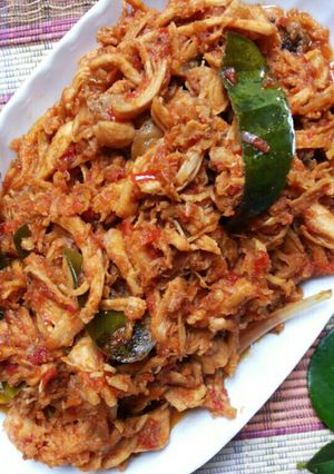 Foto resep Ayam Suwir Bumbu Merah