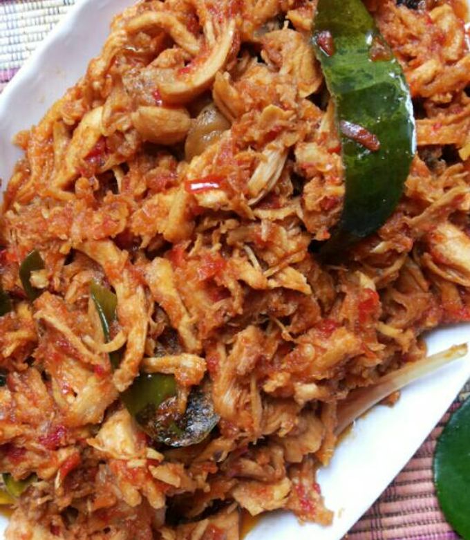 Foto resep Ayam Suwir Bumbu Merah