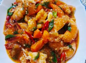 Foto resep Udang Saus Padang Pedas Nampol, Gurihnya Bikin Nambah Terus!