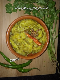 A picture of Green Split Lentil MoongDal Khichadi.