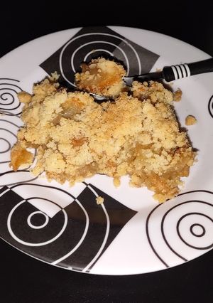 Una foto de Crumble de manzanas