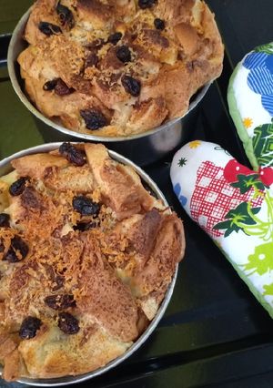 Foto resep Bread pudding fibercreme