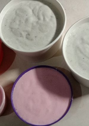 Foto resep Ice cream pop ice takaran sendok rasa strawberry 🍓dan alpukat 🥑