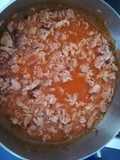 Carne en salsa cremosa de tomate y chipotle