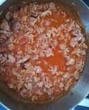 Carne en salsa cremosa de tomate y chipotle