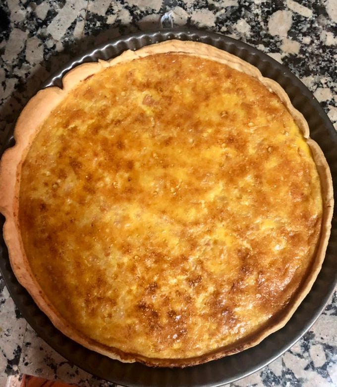 Foto principal de Quiche de jamón York y queso en Thermomix
