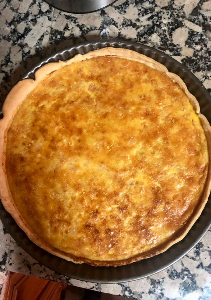 Una foto de Quiche de jamón York y queso en Thermomix