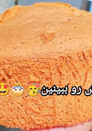 عکسی از دستور کیک پایه خامه کشی به سبــــــــک 🐣ــــــــــــــــ
