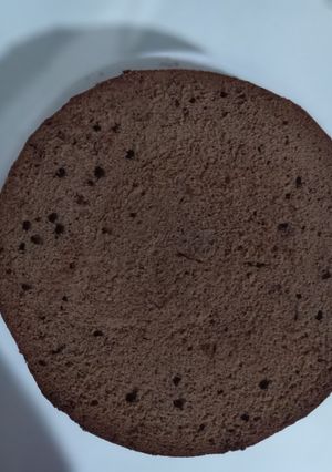 Una foto de Pastel espejo de chocolate con frutos rojo Receta complementaria