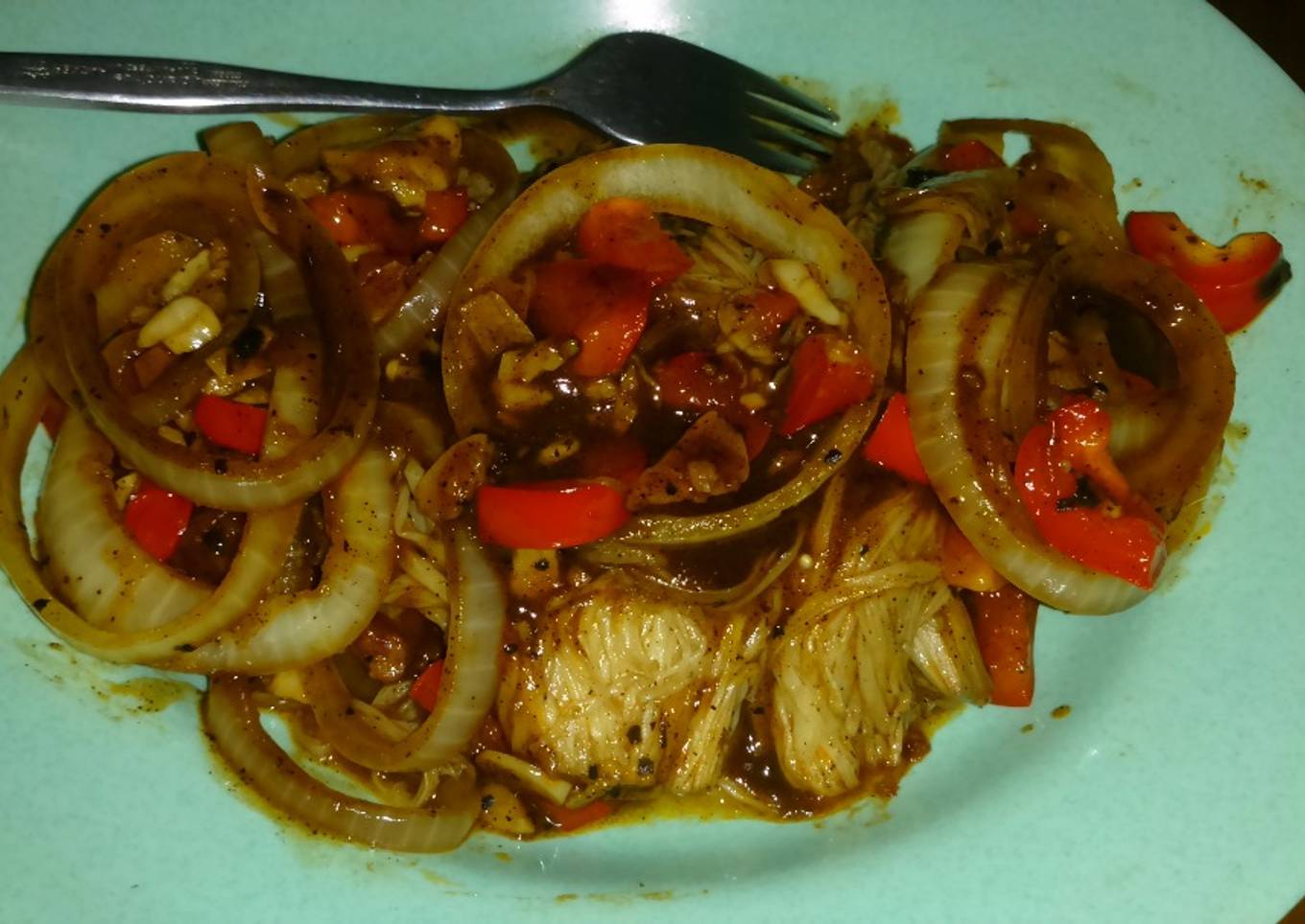 Beef enoki saus lada hitam